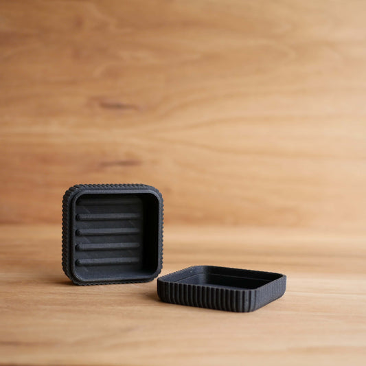 Boîte de voyage pour savon solide – fabriquée en France - Noir