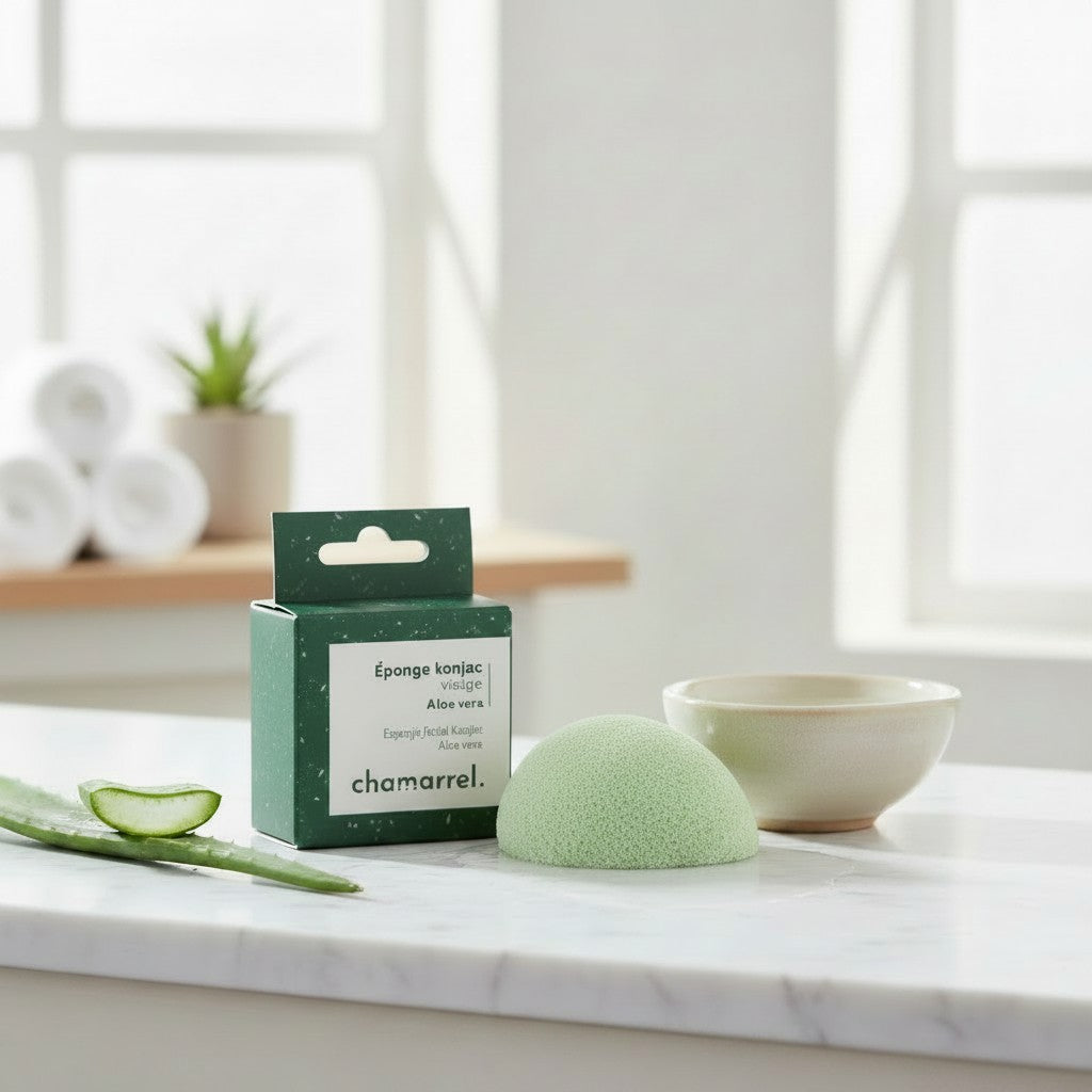 Eponge konjac Visage | Aloe vera