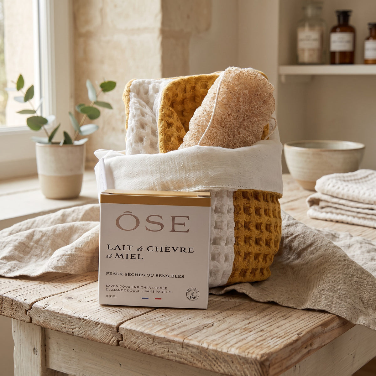 Coffret Visage et Exfoliant Corps | Jaune