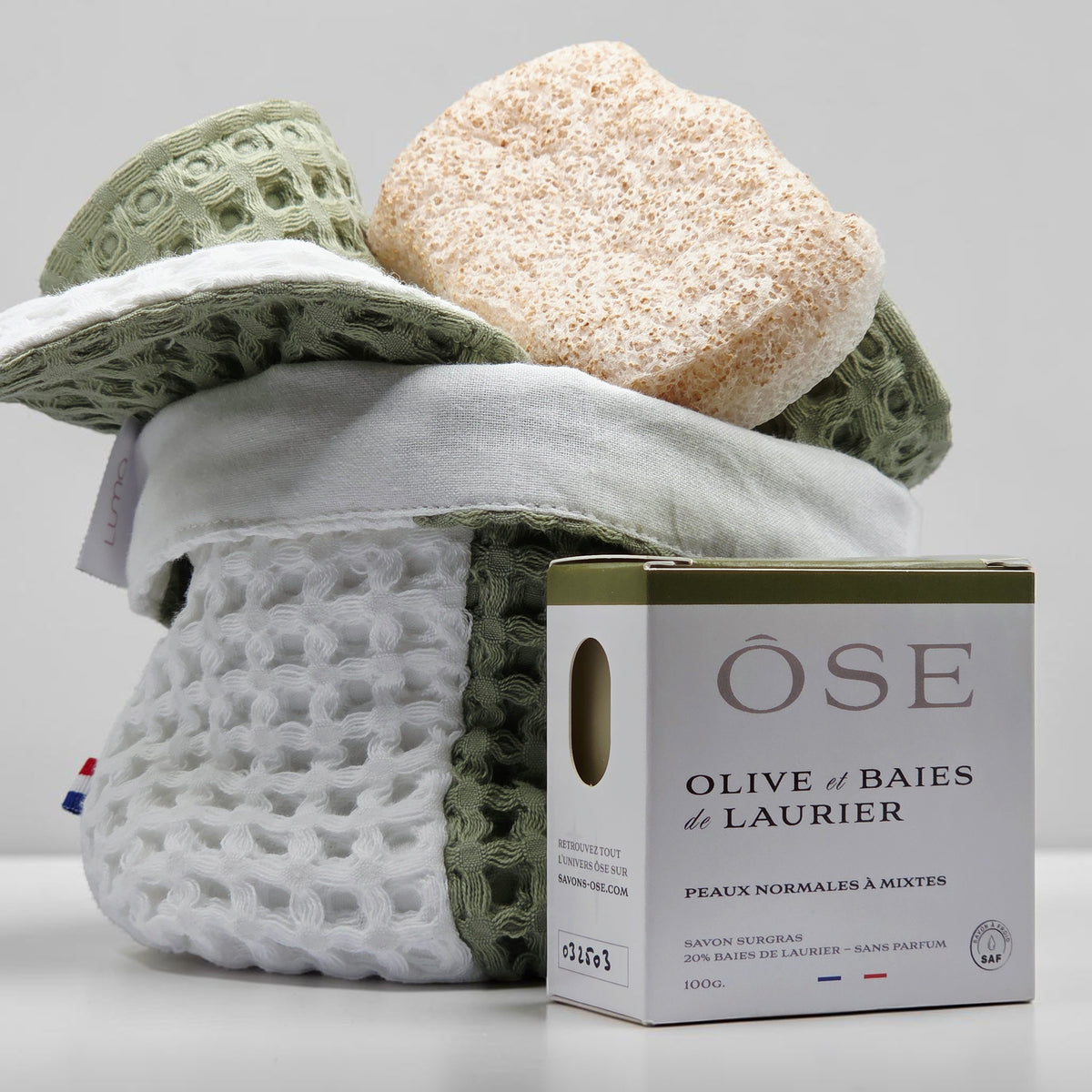 Coffret Visage et Exfoliant Corps | Vert
